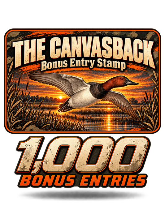 Canvasback Bonus Entry Stamp