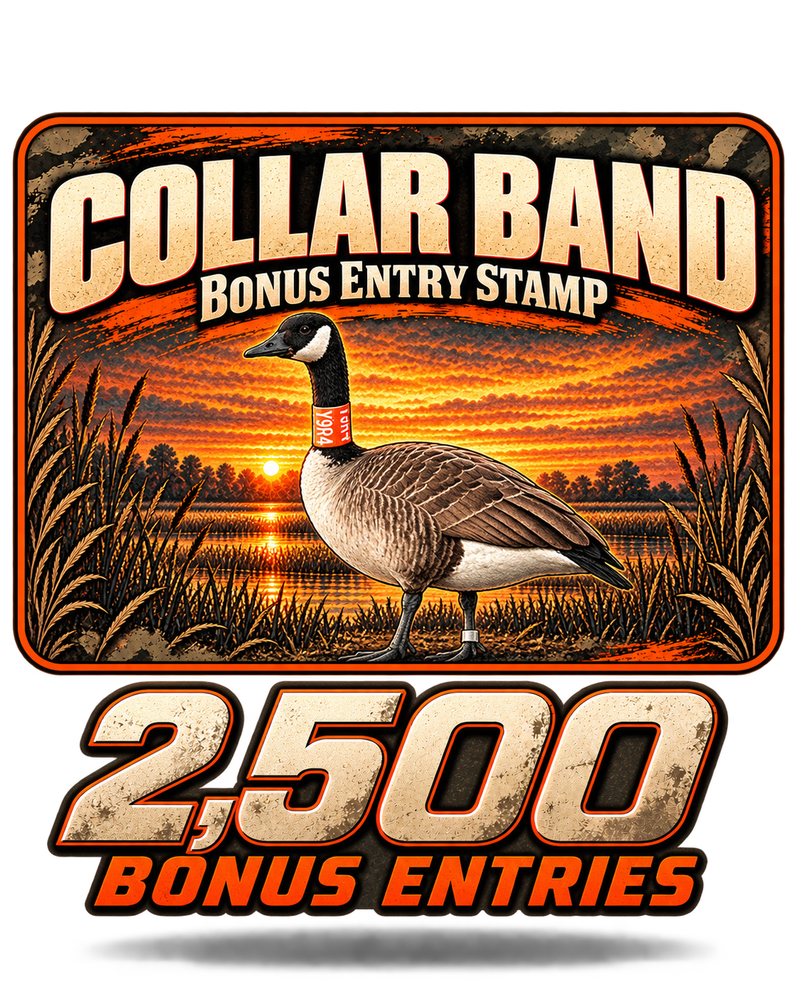 Collar Band Bonus Entry Stamp
