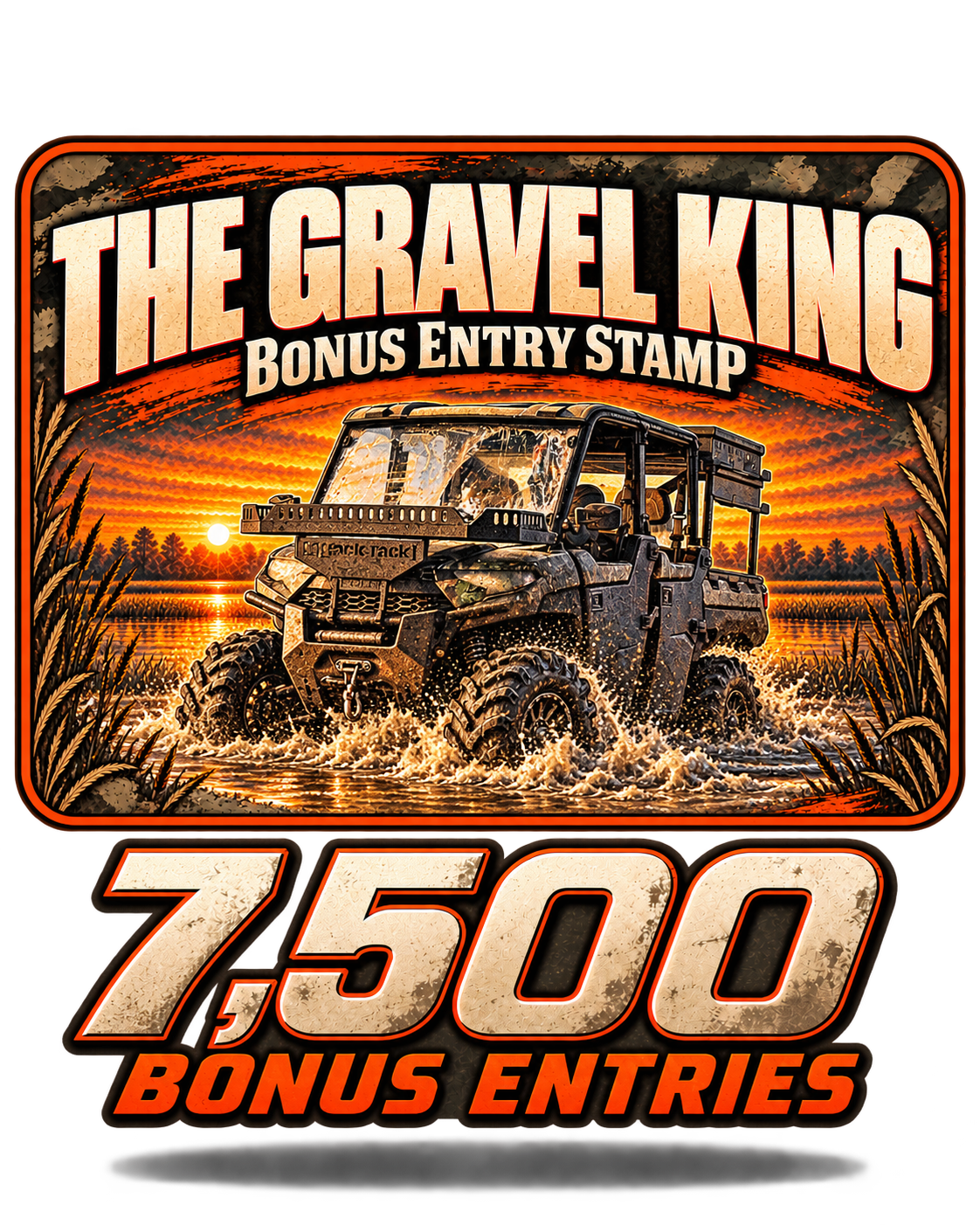 GRAVEL KING Bonus Entry Stamp